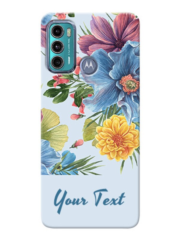 Custom Moto G40 Fusion Custom Phone Cases: Stunning Watercolored Flowers Painting Design