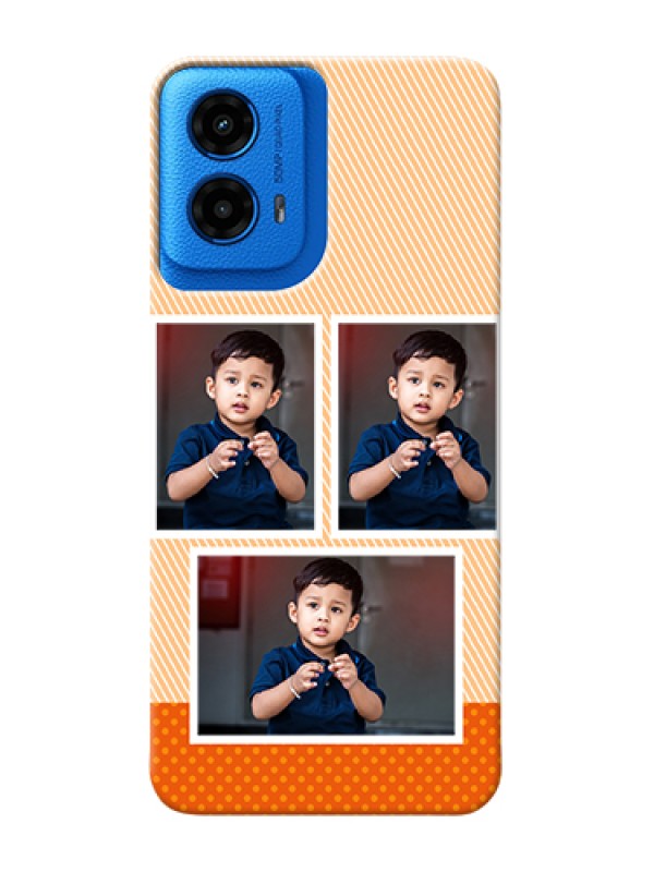 Custom Moto G45 5G Custom Hard Phone Case - Bulk Photos Upload Design