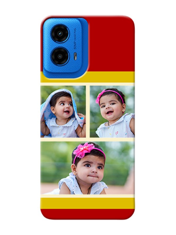 Custom Moto G45 5G Custom Hard Phone Case - Multiple Pic Upload Design