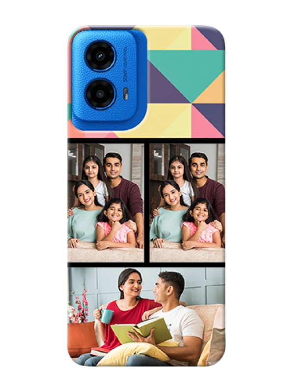 Custom Moto G45 5G Custom Hard Phone Case - Bulk Pic Upload Design