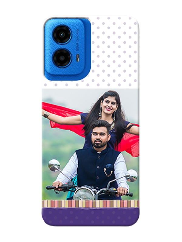 Custom Moto G45 5G Custom Hard Phone Case - Cute Family Design