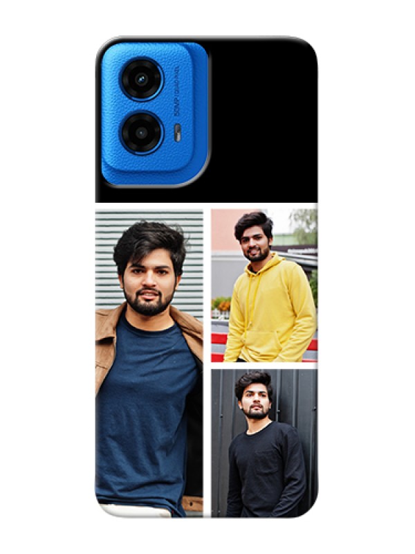 Custom Moto G45 5G Custom Hard Phone Case - Upload Multiple Picture Design