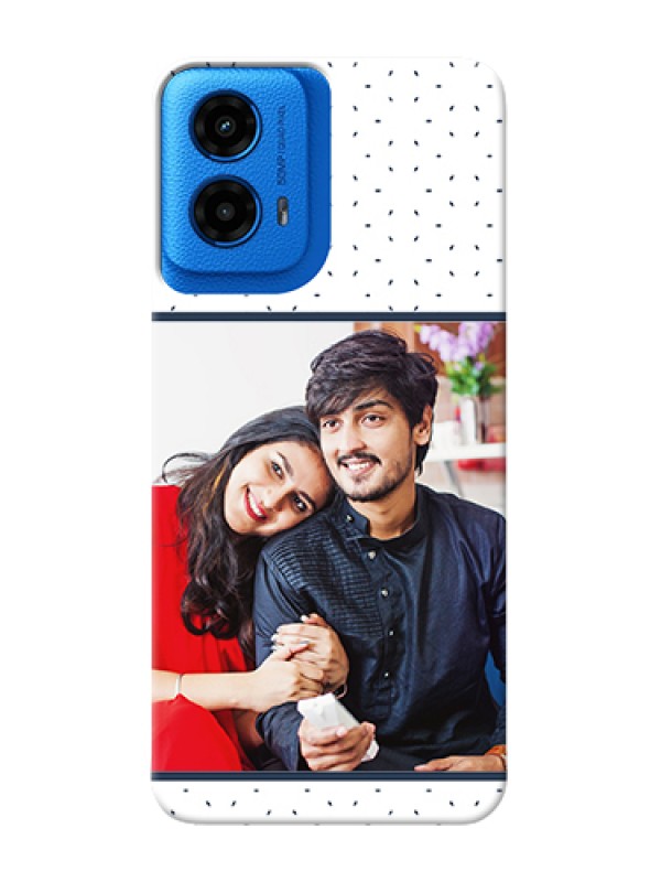 Custom Moto G45 5G Custom Hard Phone Case - Premium Dot Design