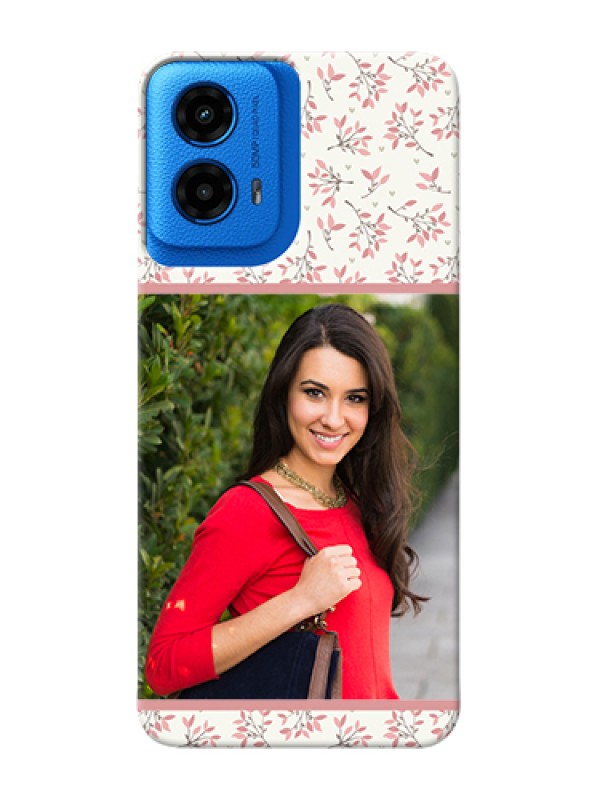 Custom Moto G45 5G Custom Hard Phone Case - Stunning Floral Design