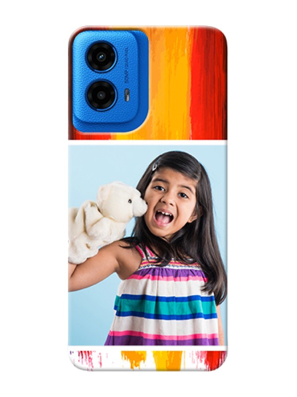 Custom Moto G45 5G Custom Hard Phone Case - Multi Color Design