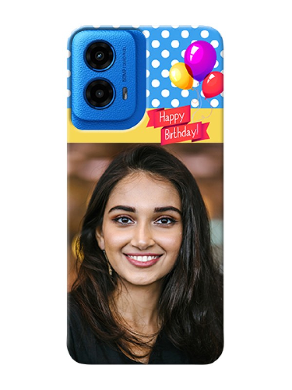 Custom Moto G45 5G Custom Hard Phone Case - Happy Birthday Design