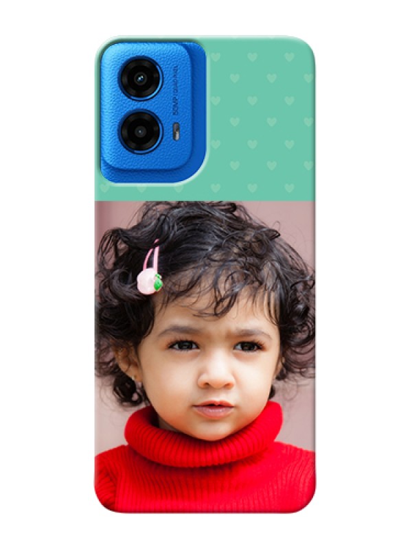 Custom Moto G45 5G Custom Hard Phone Case - Lovers Picture Design