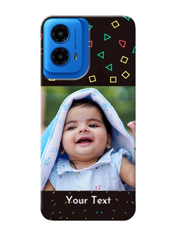 Custom Moto G45 5G Custom Hard Phone Case - With Confetti Birthday Design