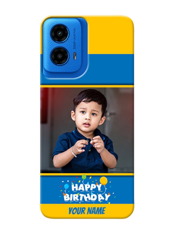 Custom Moto G45 5G Custom Hard Phone Case - Birthday Wishes Design