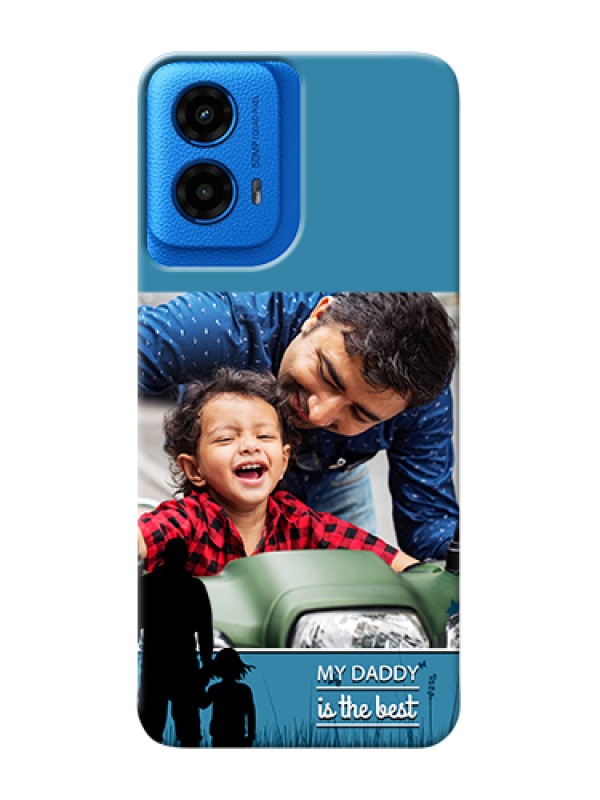 Custom Moto G45 5G Custom Hard Phone Case - Best Dad Design