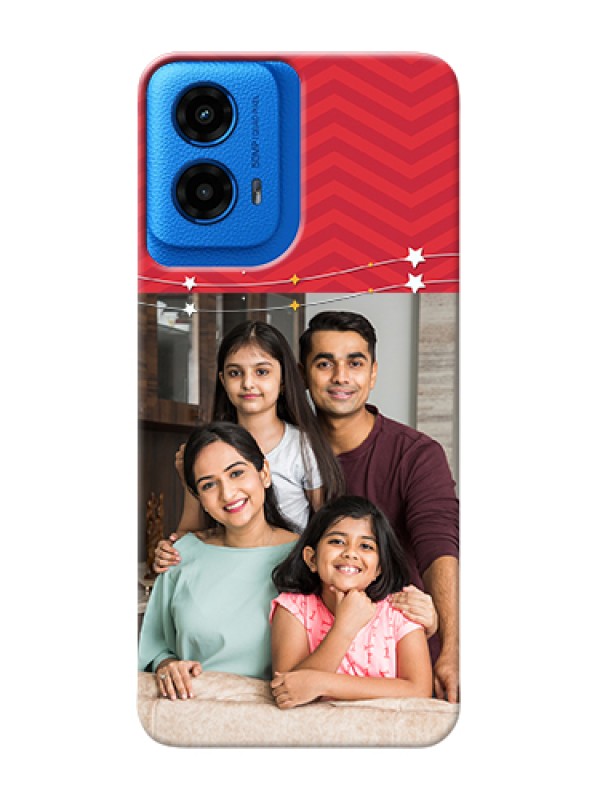 Custom Moto G45 5G Custom Hard Phone Case - Happy Family Design