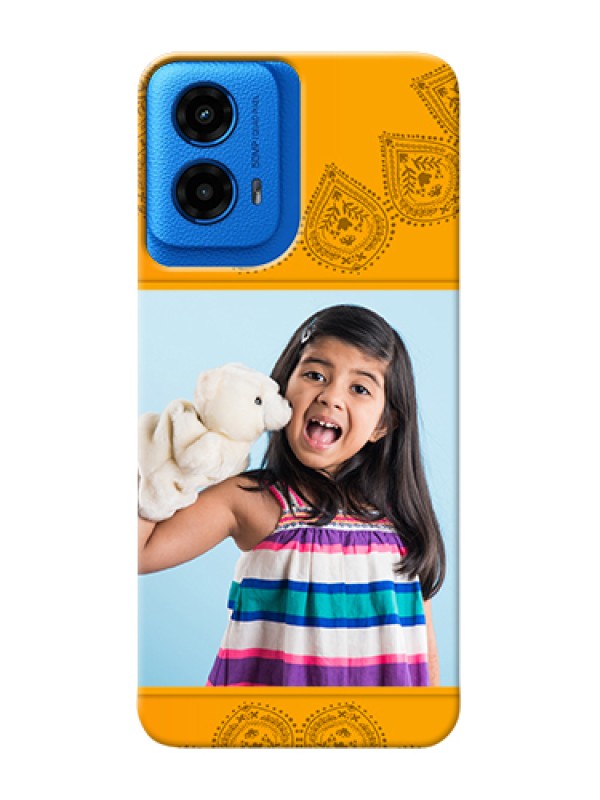 Custom Moto G45 5G Custom Hard Phone Case - Photo Wedding Design