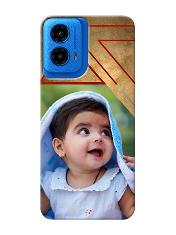 Custom Moto G45 5G Custom Hard Phone Case - Gradient Abstract Texture Design