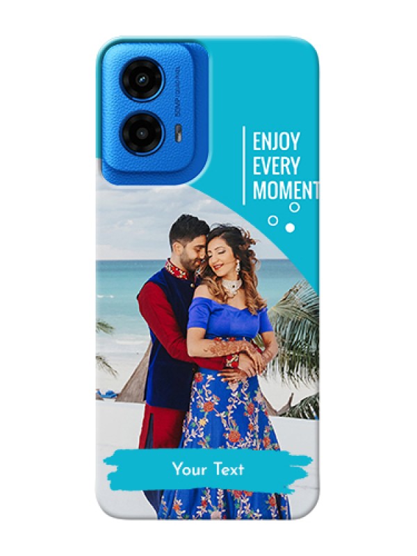 Custom Moto G45 5G Custom Hard Phone Case - Happy Moment Design