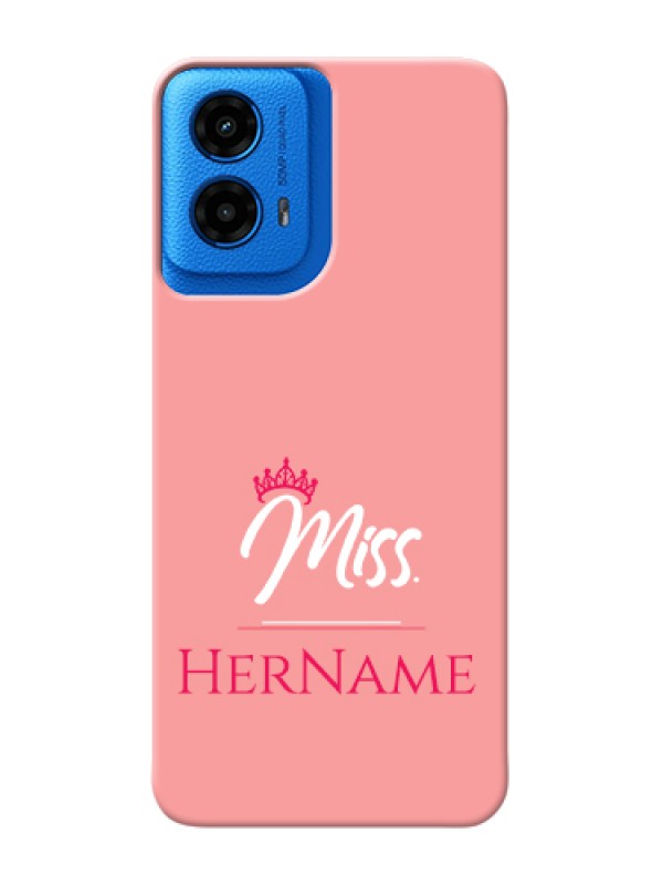 Custom Moto G45 5G Custom Hard Phone Case - Mrs With Name Design