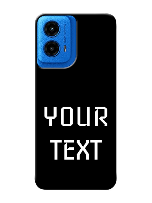 Custom Moto G45 5G Custom Hard Phone Case - Your Name Design