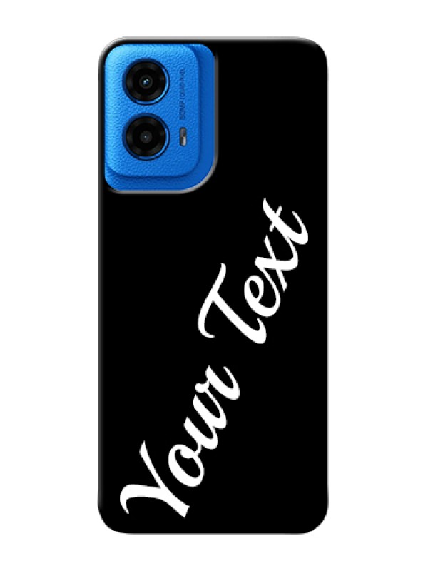 Custom Moto G45 5G Custom Hard Phone Case - With Your Name Design