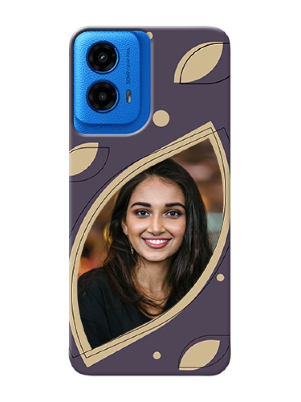 Custom Moto G45 5G Custom Hard Phone Case - Falling Leaf Design