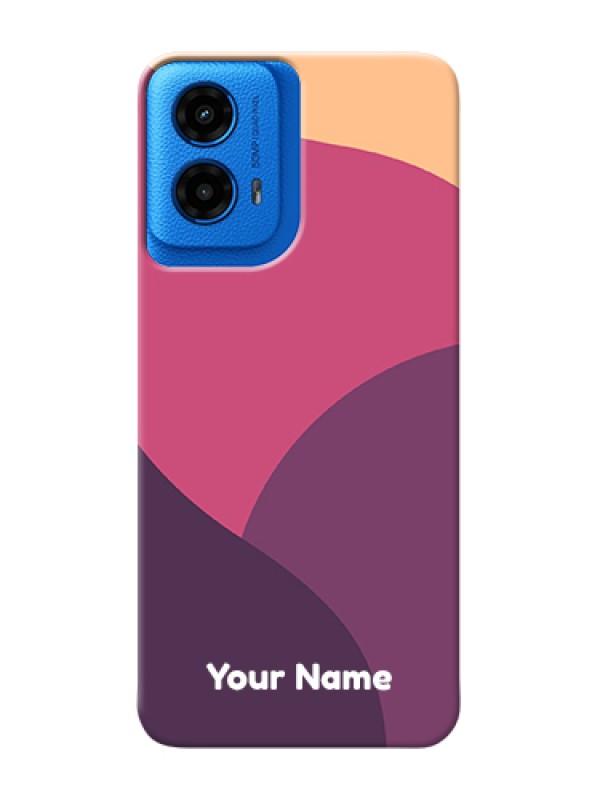 Custom Moto G45 5G Custom Hard Phone Case - Mixed Multi - Colour Abstract Art Design