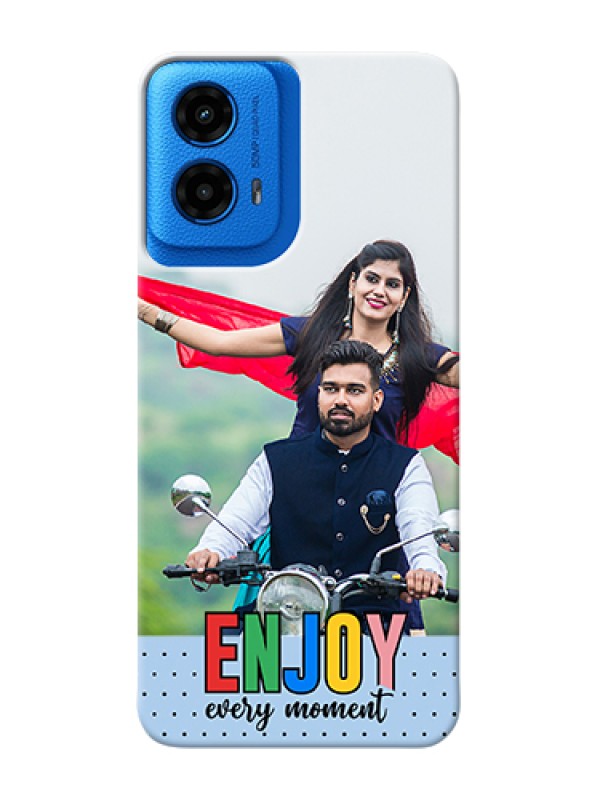 Custom Moto G45 5G Custom Hard Phone Case - Enjoy Every Moment Design