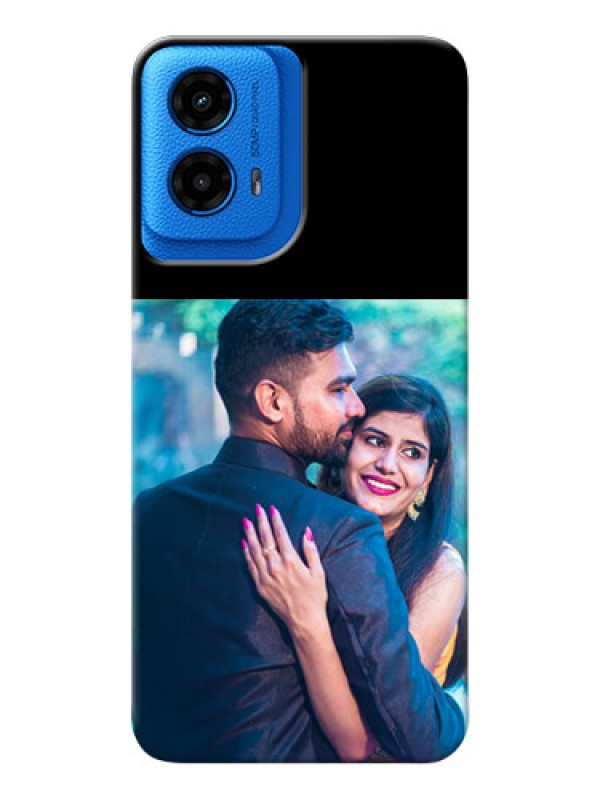 Custom Motorola Moto G45 5G Custom Hard Phone Case - Upload Full Picture With Custom Color Design
