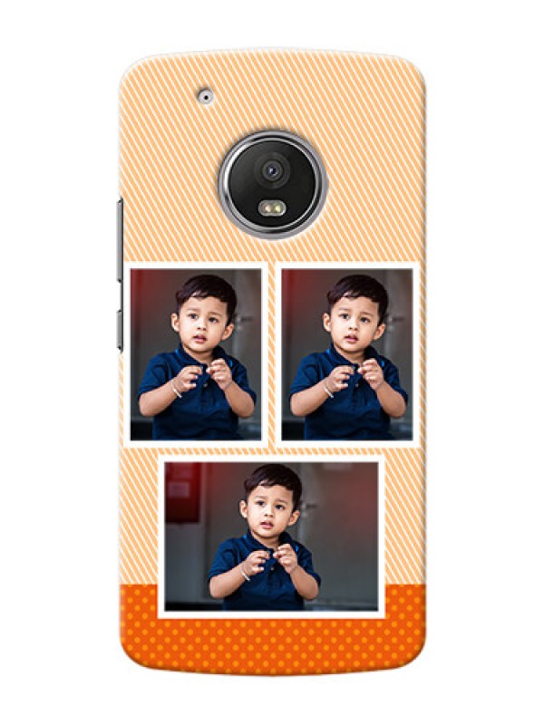 Custom Motorola Moto G5 Plus Bulk Photos Upload Mobile Case  Design
