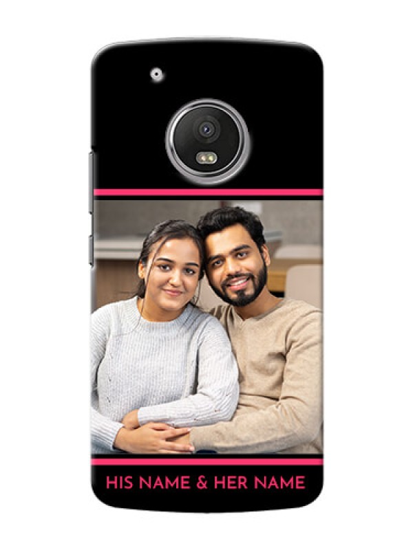 Custom Motorola Moto G5 Plus Photo With Text Mobile Case Design