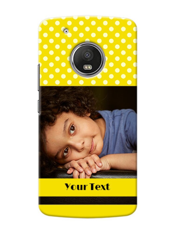 Custom Motorola Moto G5 Plus Bright Yellow Mobile Case Design