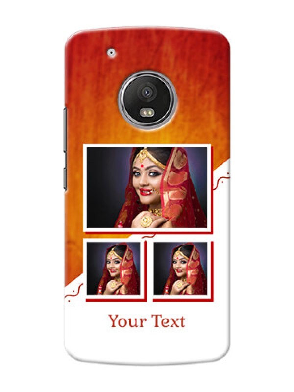 Custom Motorola Moto G5 Plus Wedding Memories Mobile Cover Design