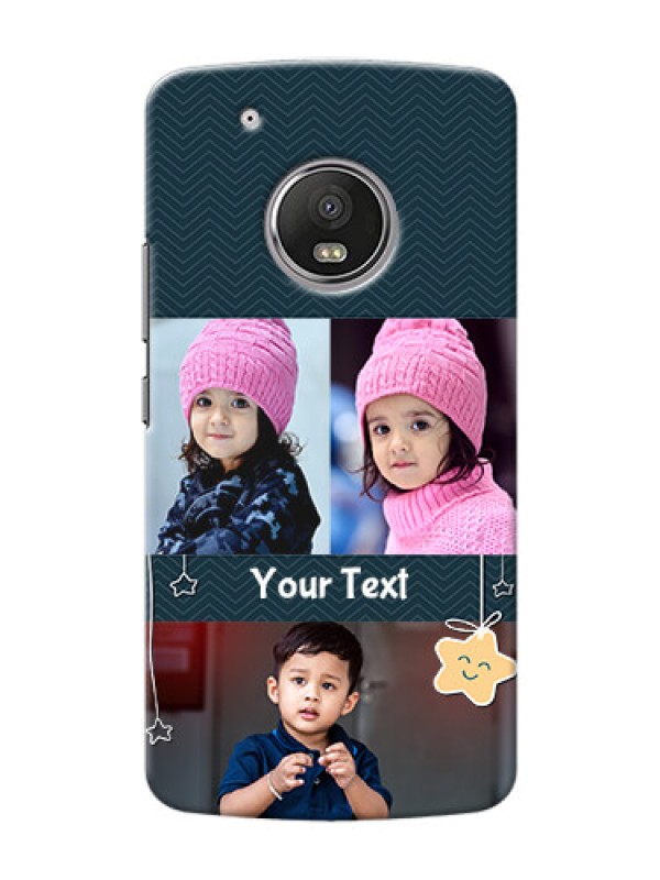 Custom Motorola Moto G5 Plus 3 image holder with hanging stars Design