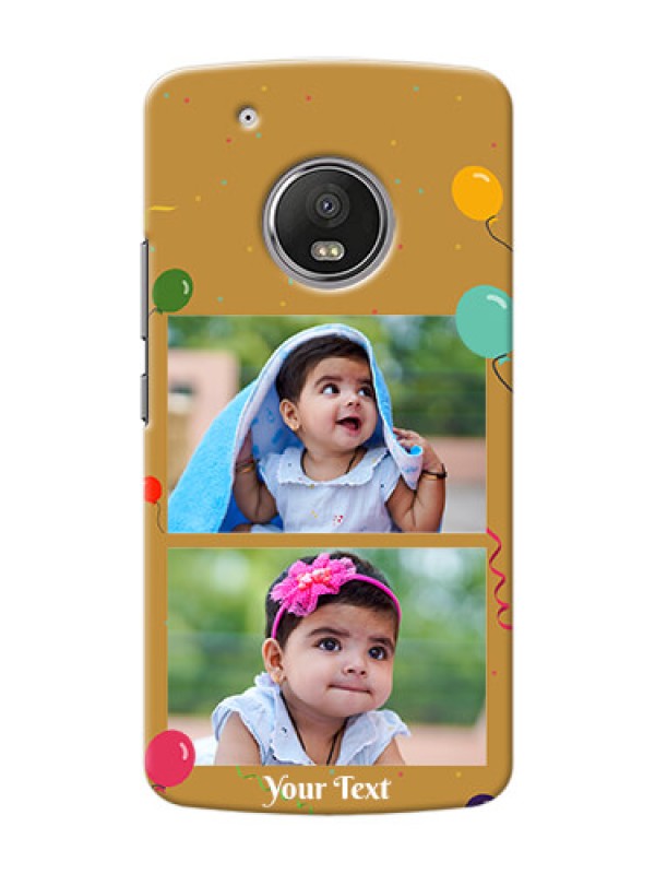 Custom Motorola Moto G5 Plus 2 image holder with birthday celebrations Design