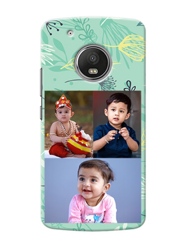 Custom Motorola Moto G5 Plus family is forever design with floral pattern Design
