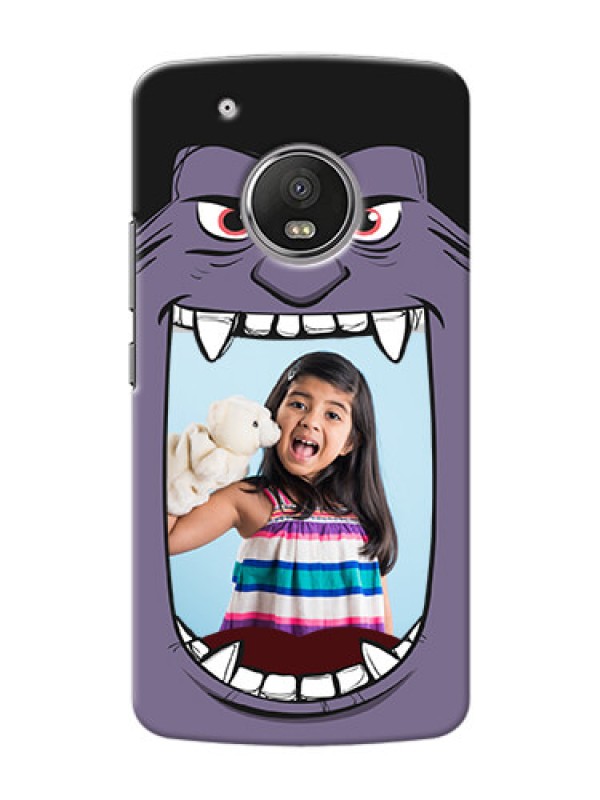Custom Motorola Moto G5 Plus angry monster backcase Design