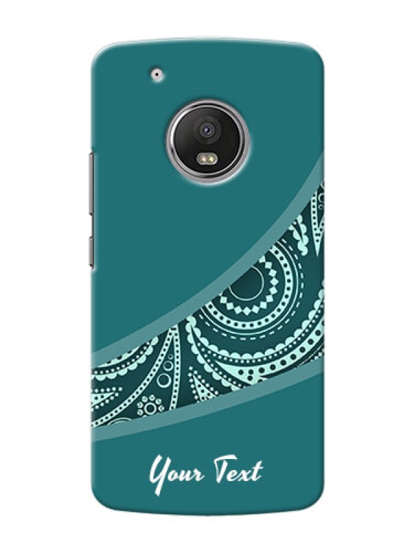 Custom Moto G5 Plus Custom Phone Covers: semi visible floral Design