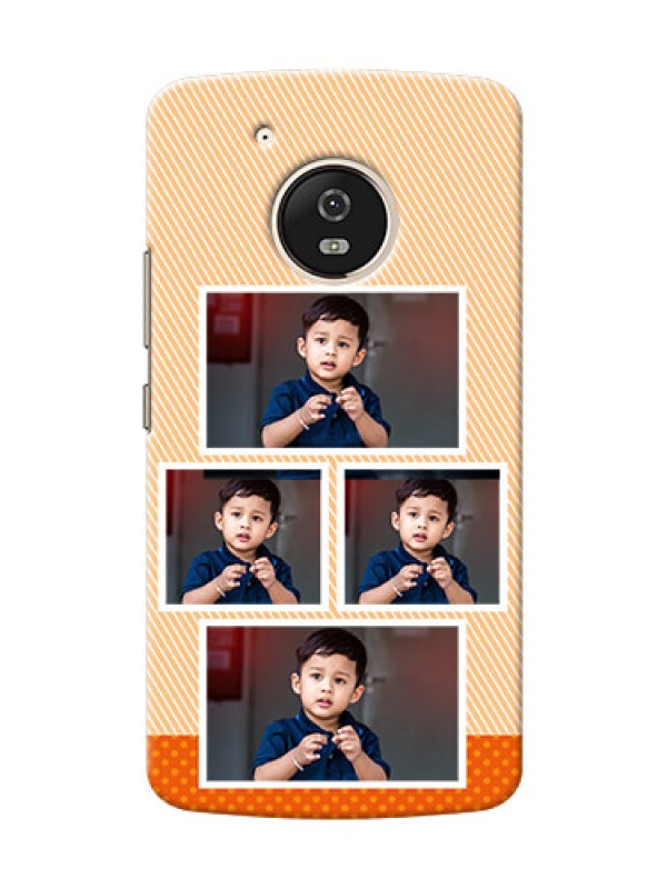 Custom Motorola Moto G5 Bulk Photos Upload Mobile Case  Design