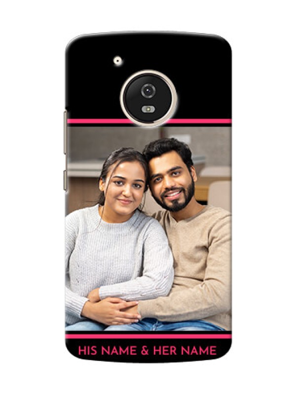Custom Motorola Moto G5 Photo With Text Mobile Case Design