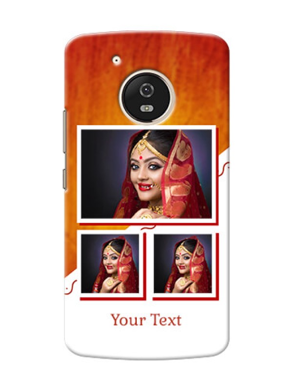 Custom Motorola Moto G5 Wedding Memories Mobile Cover Design