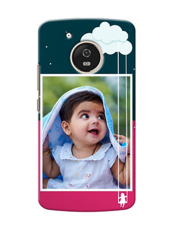 Custom Motorola Moto G5 Cute Girl Abstract Mobile Case Design