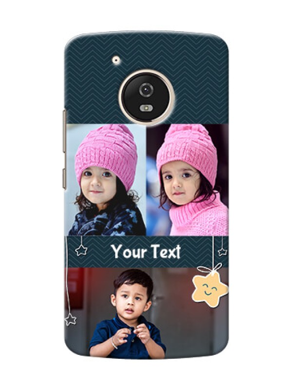 Custom Motorola Moto G5 3 image holder with hanging stars Design