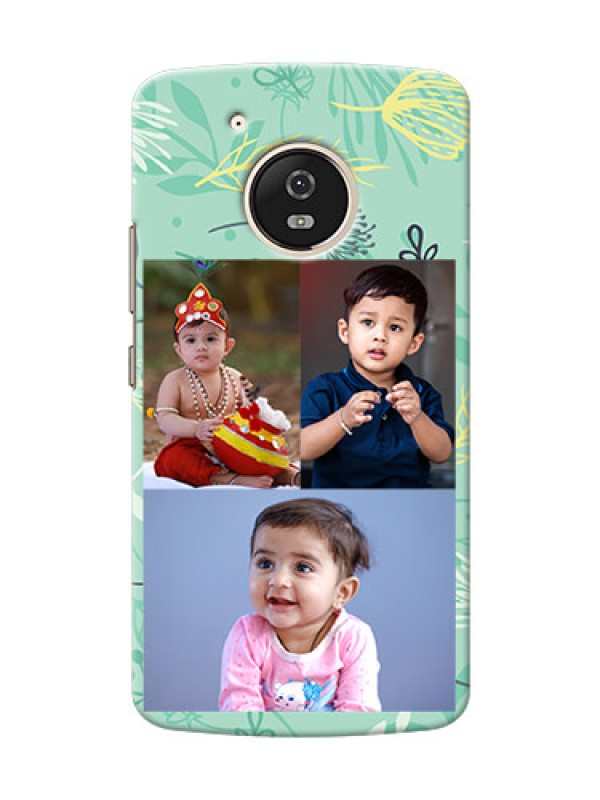 Custom Motorola Moto G5 family is forever design with floral pattern Design
