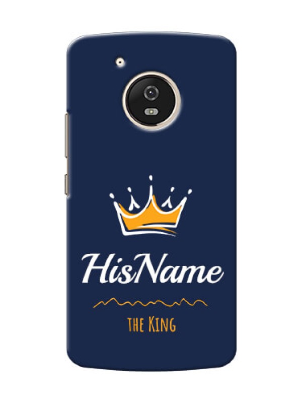 Custom Motorola Moto G5 King Phone Case with Name