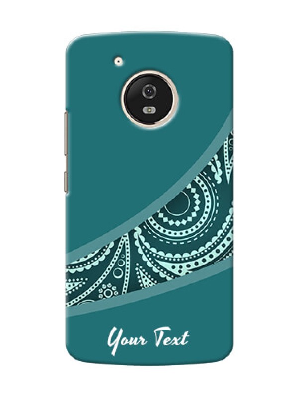 Custom Moto G5 Custom Phone Covers: semi visible floral Design