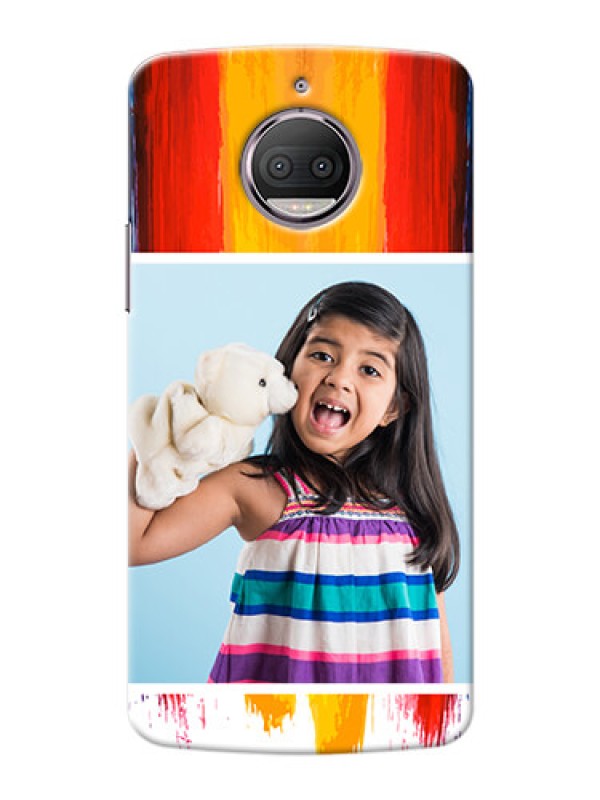 Custom Motorola Moto G5S Plus Colourful Mobile Cover Design