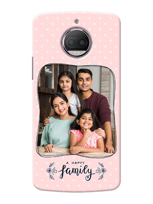Custom Motorola Moto G5S Plus A happy family with polka dots Design