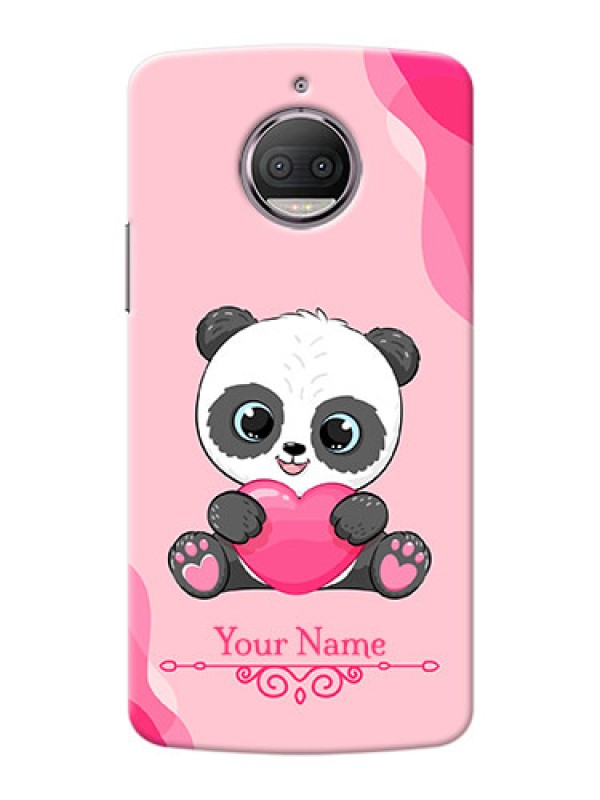 Custom Moto G5S Plus Mobile Back Covers: Cute Panda Design