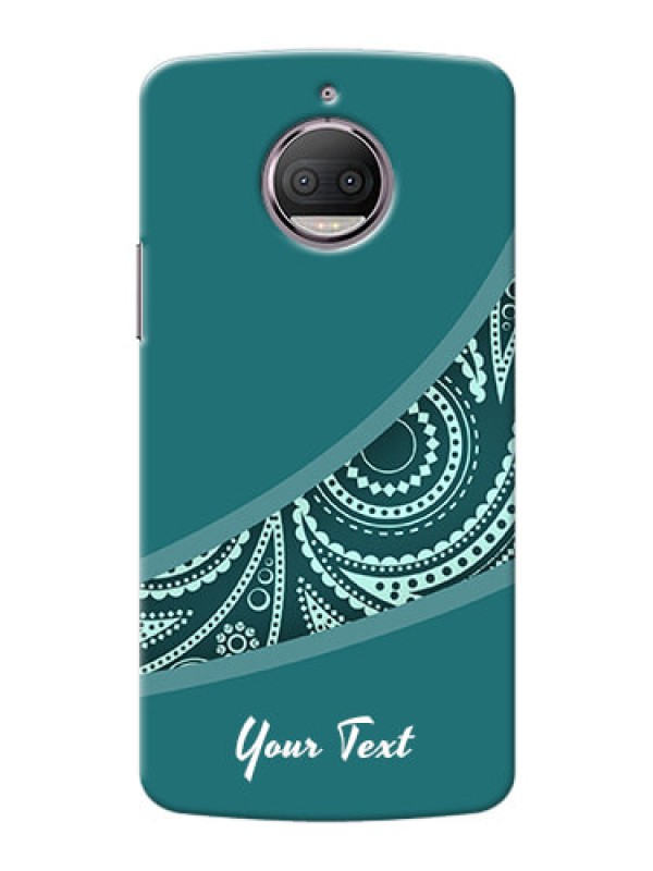Custom Moto G5S Plus Custom Phone Covers: semi visible floral Design