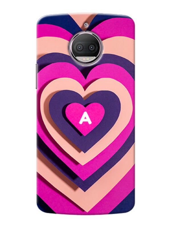 Custom Moto G5S Plus Custom Mobile Case with Cute Heart Pattern Design