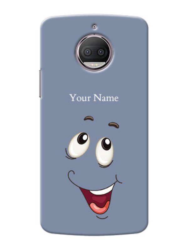 Custom Moto G5S Plus Phone Back Covers: Laughing Cartoon Face Design