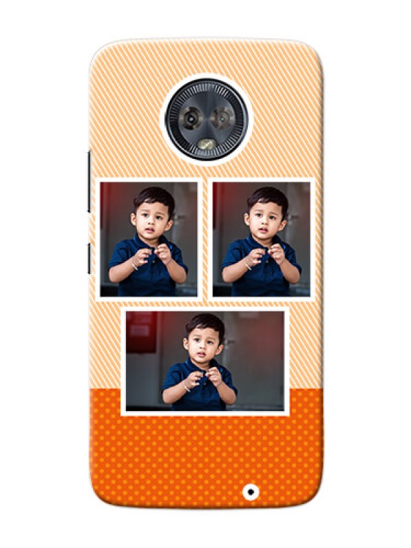 Custom Motorola Moto G6 Plus Bulk Photos Upload Mobile Case  Design