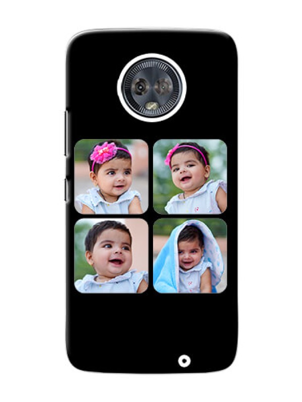 Custom Motorola Moto G6 Plus Multiple Pictures Mobile Back Case Design